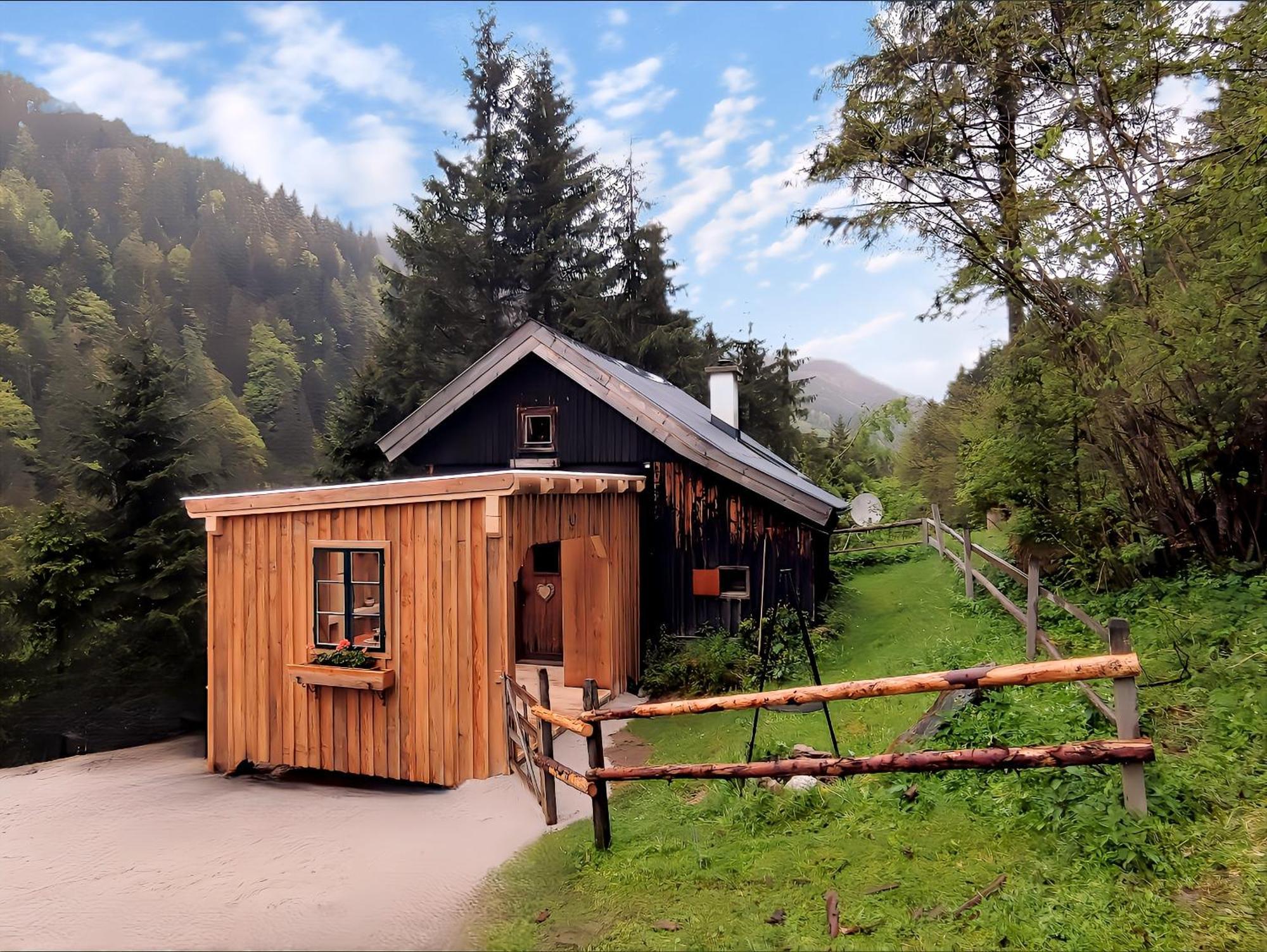 Almhuette Auszeit Villa Donnersbachwald Buitenkant foto